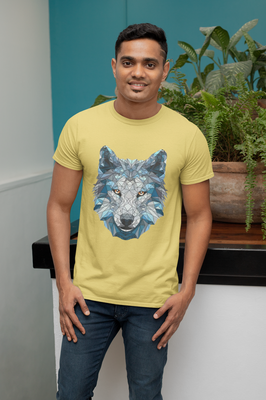 Snowolf T shirt (Pastel yellow)